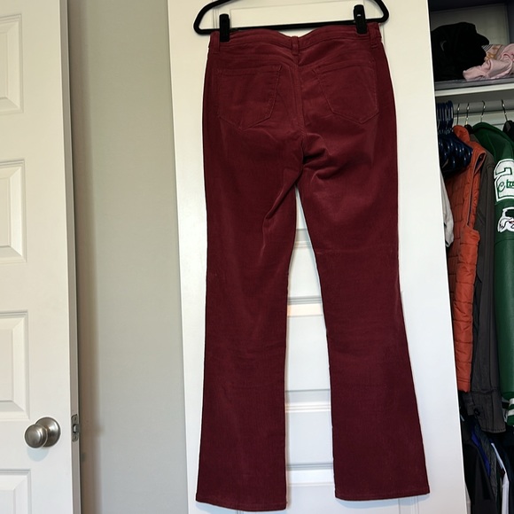 LC Lauren Conrad Skinny Maroon Corduroy Pant | Boot Cut size 10 - Picture 2 of 3